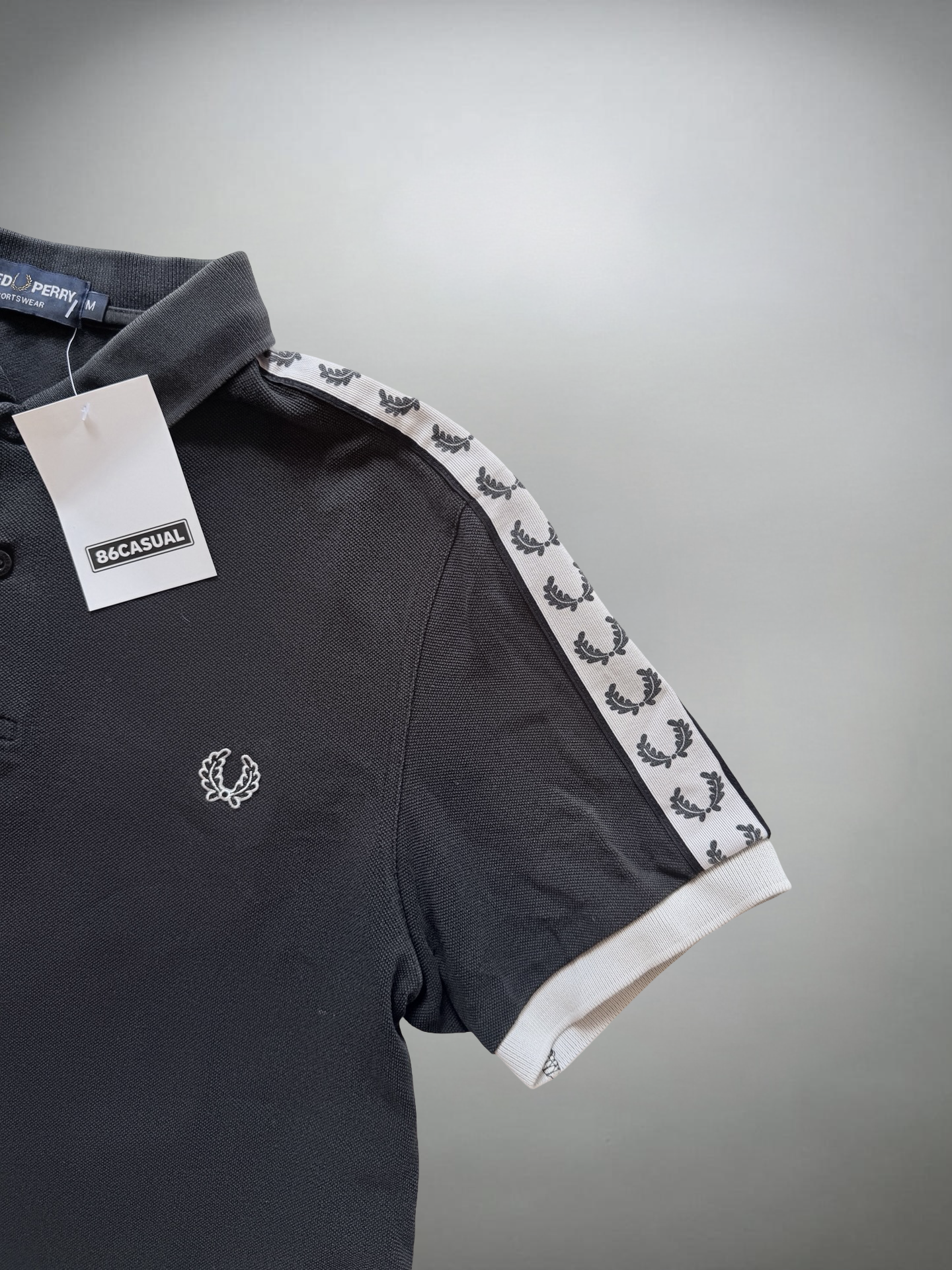 Vintage Fred Perry Taped Polo (M)