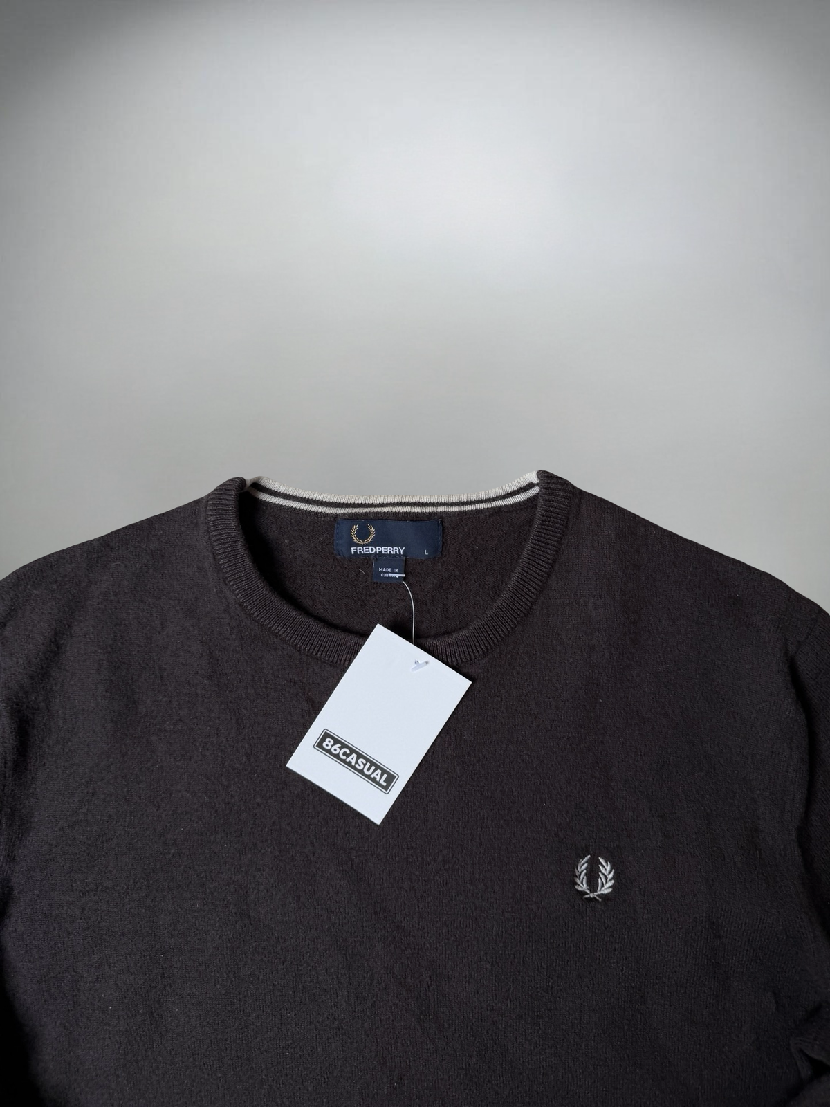 Vintage Fred Perry Sweater (Fit M) hochwertig Wolle