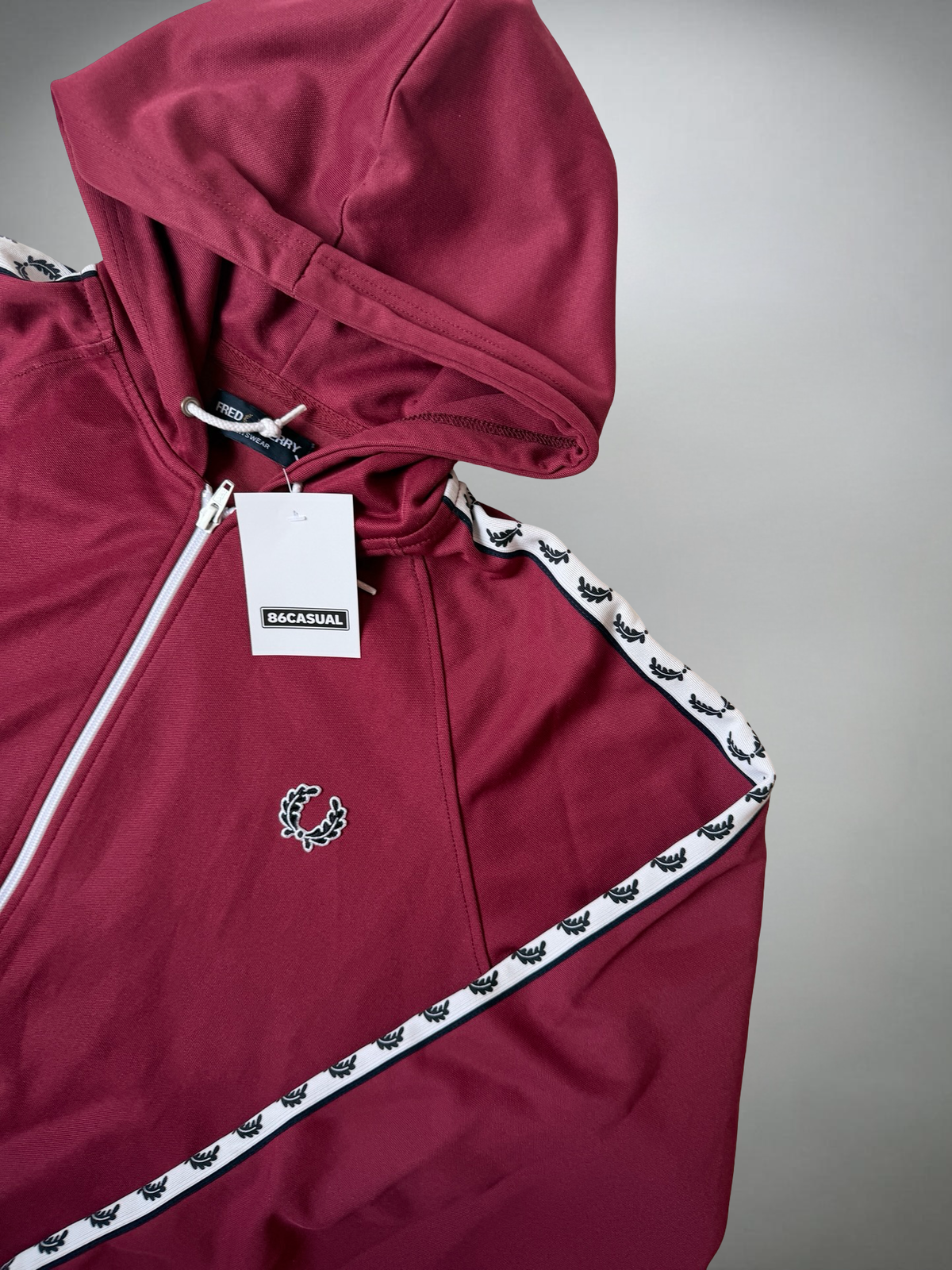 Vintage Fred Perry Taped Zipper (L)