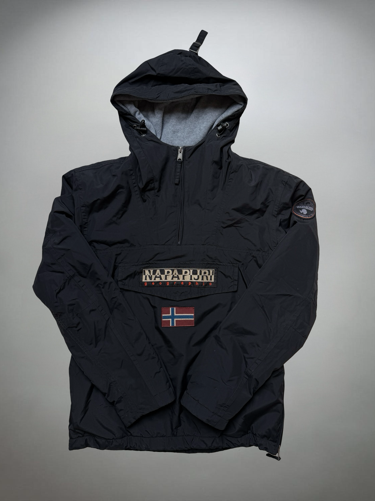 Vintage Napapirji Jacke Windbreaker gefüttert (M)