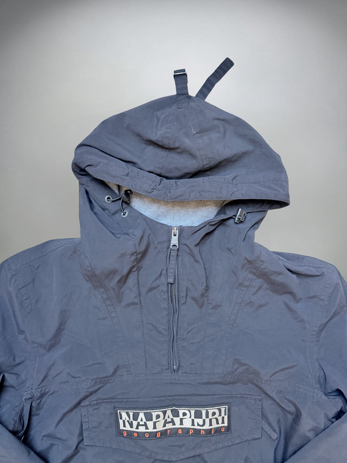 Vintage Napapijri Jacke gefüttert (M) schwarz