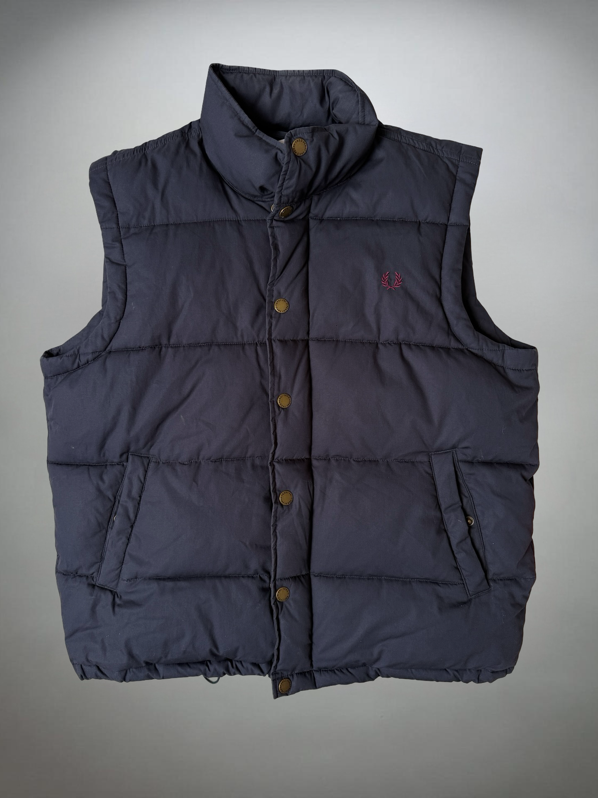 Vintage Fred Perry Puffer Weste (L)