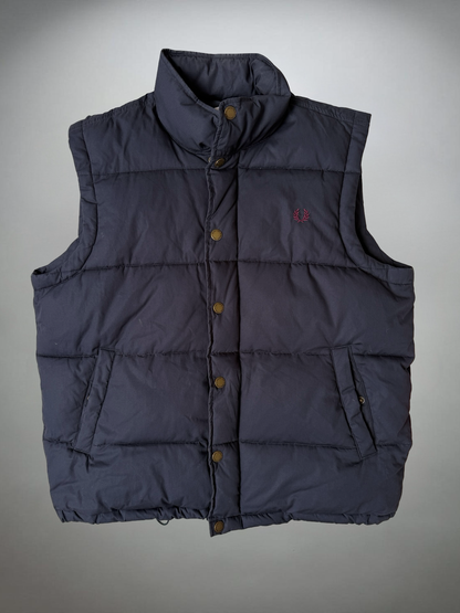 Vintage Fred Perry Puffer Weste (L)