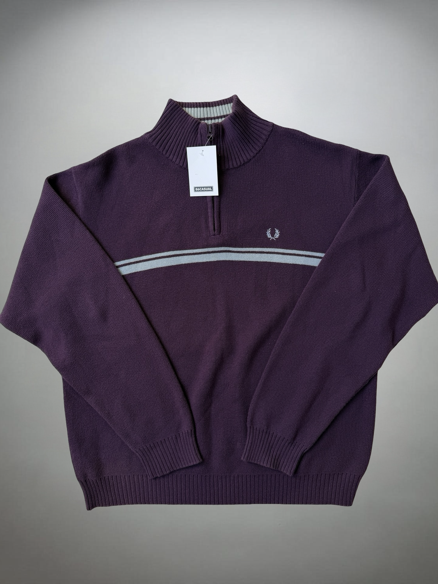 Vintage Fred Perry Sweater lila (L-XL)