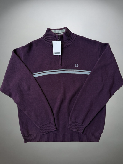 Vintage Fred Perry Sweater lila (L-XL)