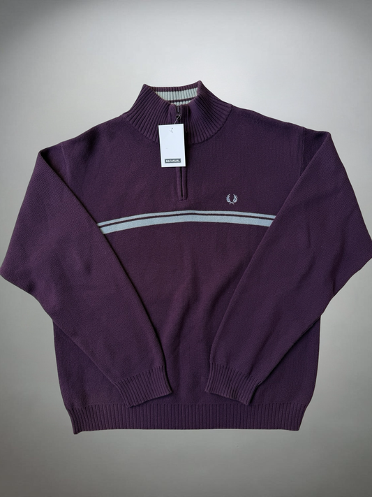 Vintage Fred Perry Sweater lila (L-XL)