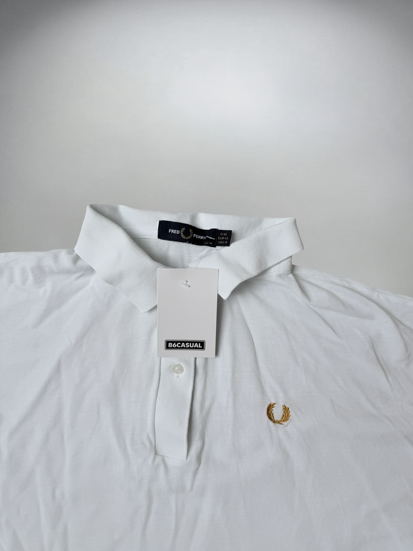 Vintage Fred Perry Cropped Damen Polo (S-M)