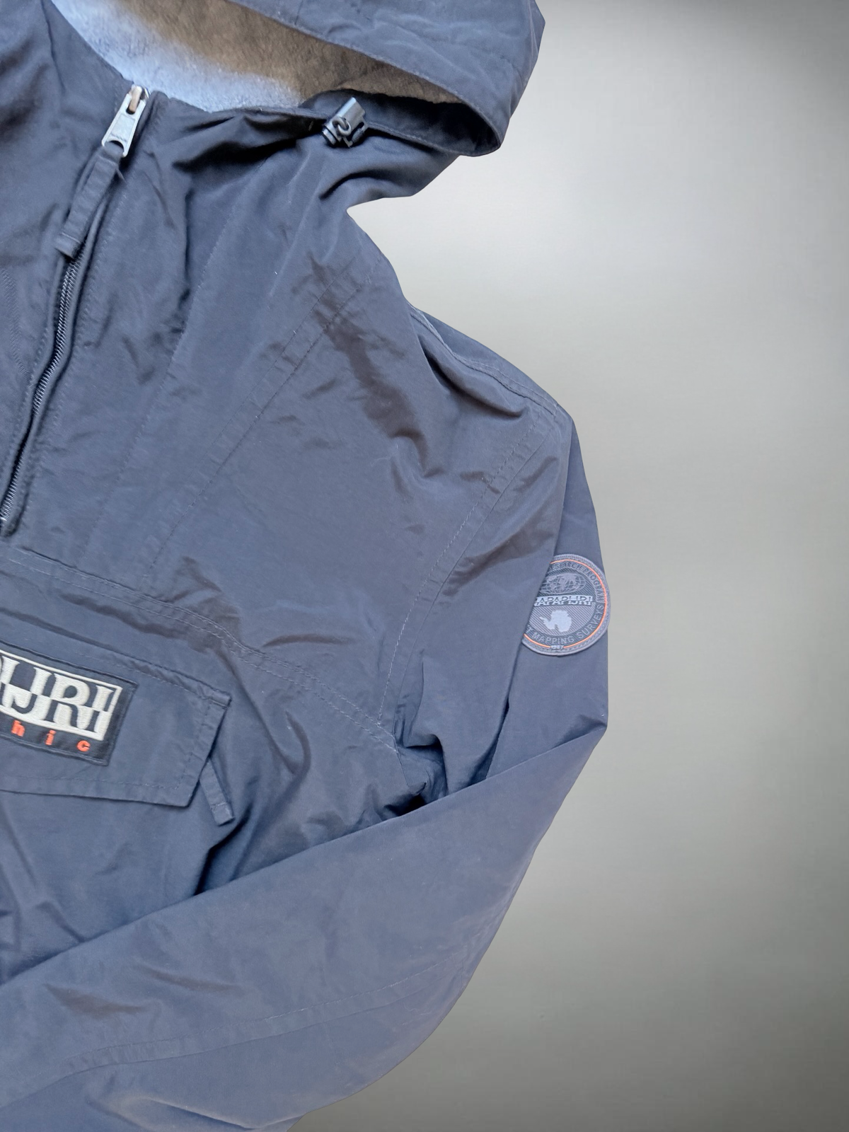 Vintage Napapijri Jacke gefüttert (M) schwarz