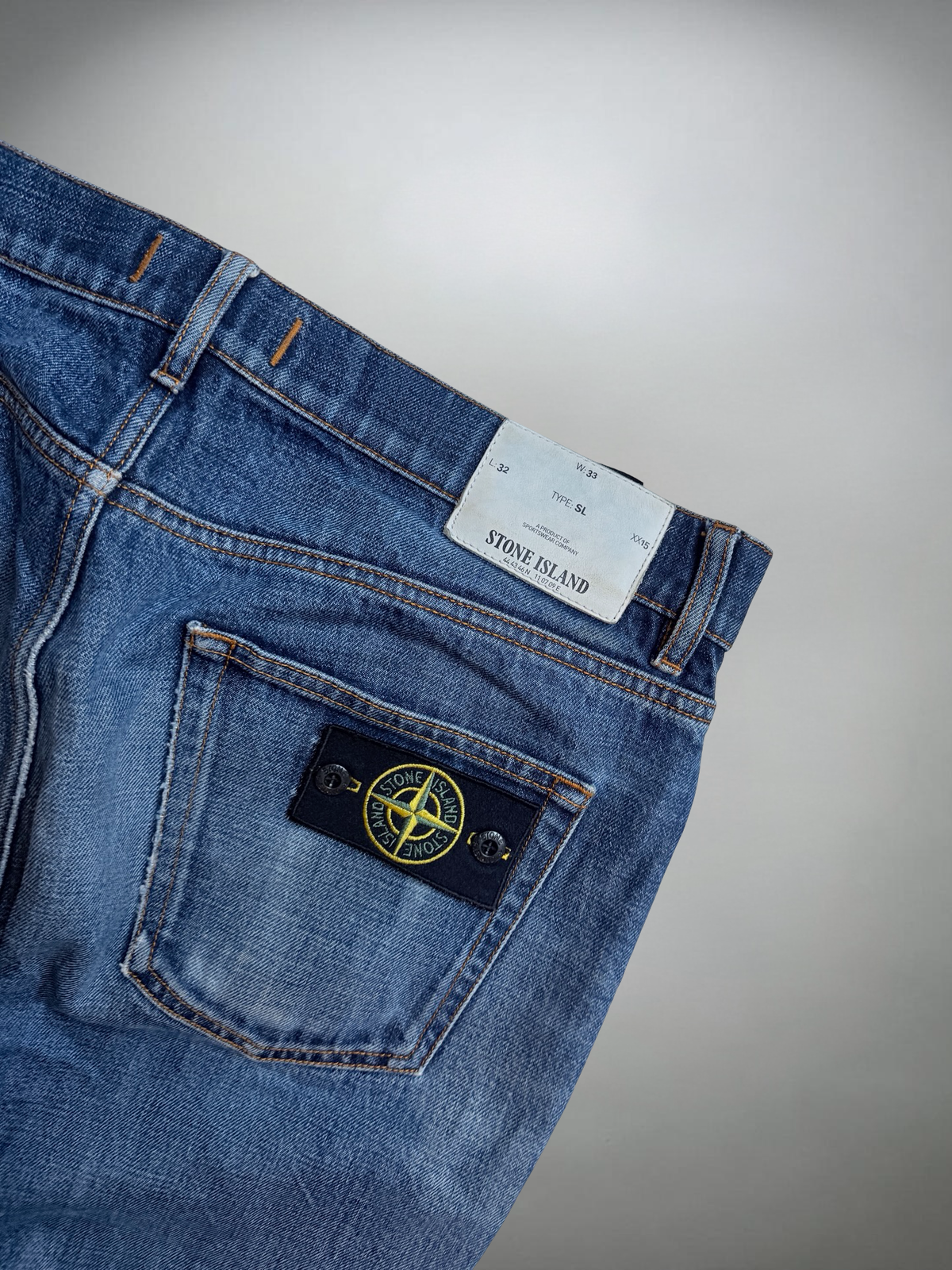 Vintage Stone Island Jeans Badge (M-L)