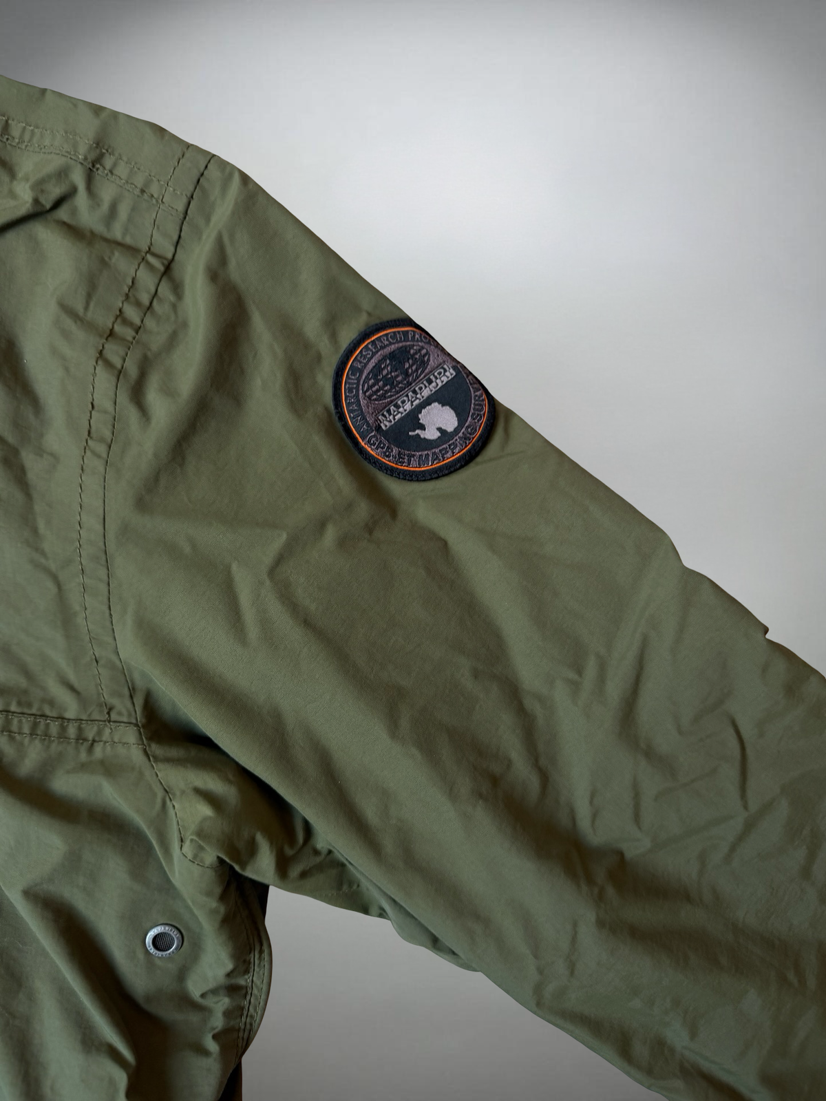 Vintage Napapijri Jacke Windbreaker gefüttert (M)