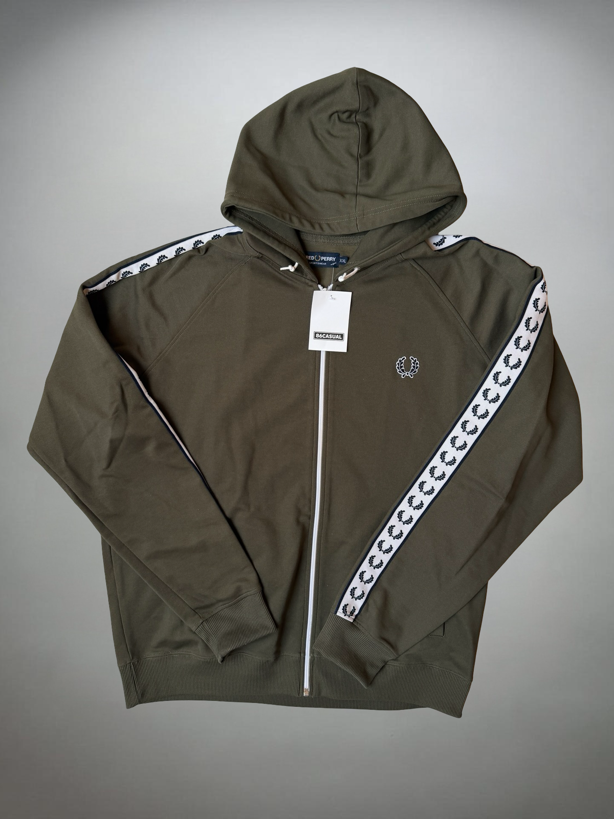 Vintage Fred Perry Taped Zipper (XXL)