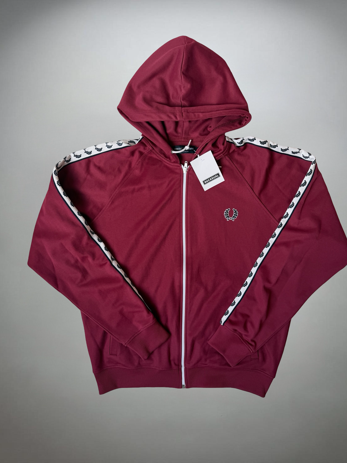 Vintage Fred Perry Taped Zipper (L)