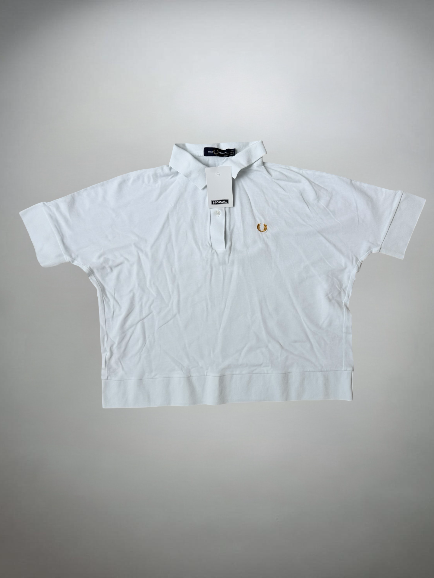 Vintage Fred Perry Cropped Damen Polo (S-M)