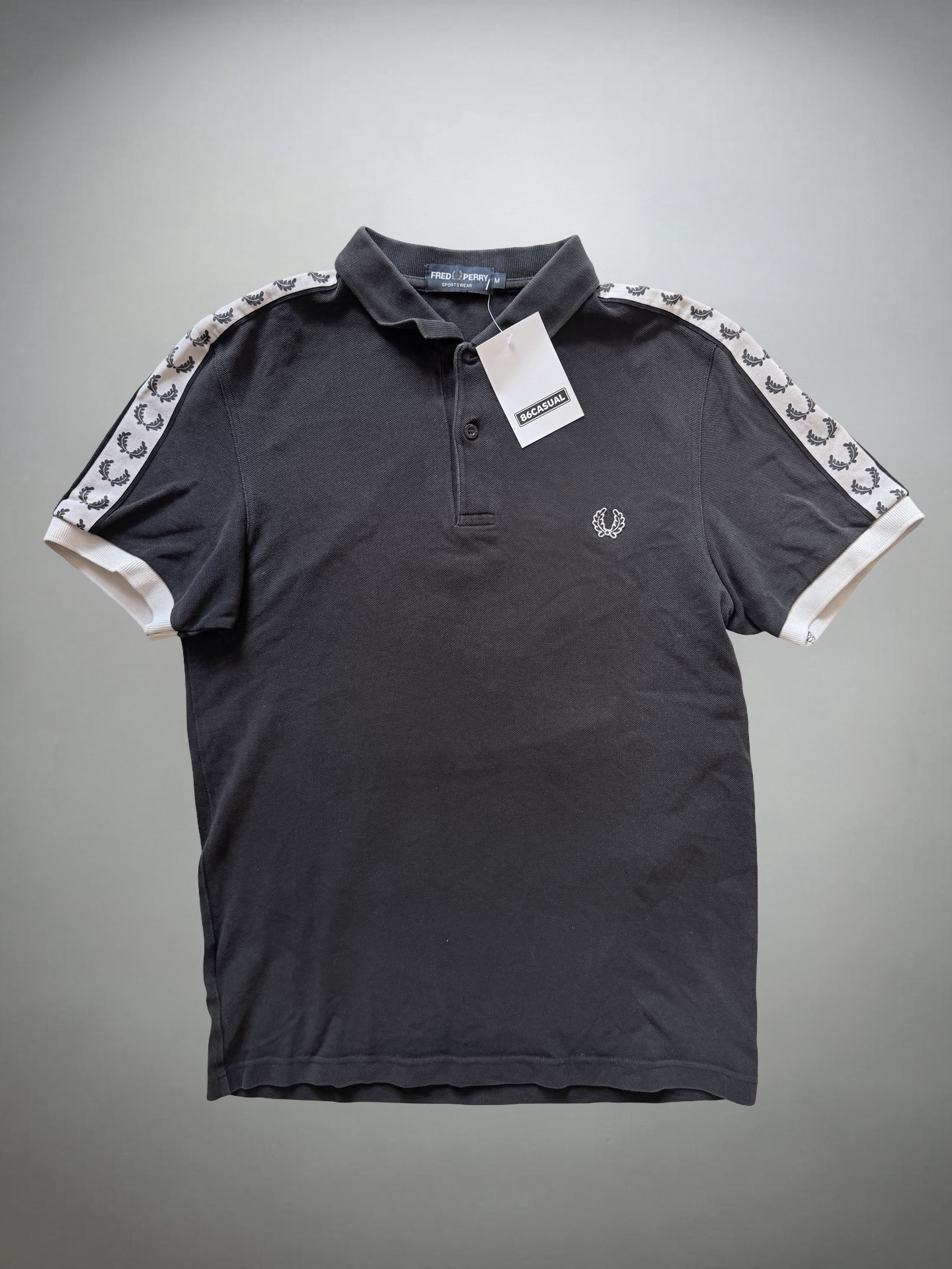 Vintage Fred Perry Taped Polo (M)
