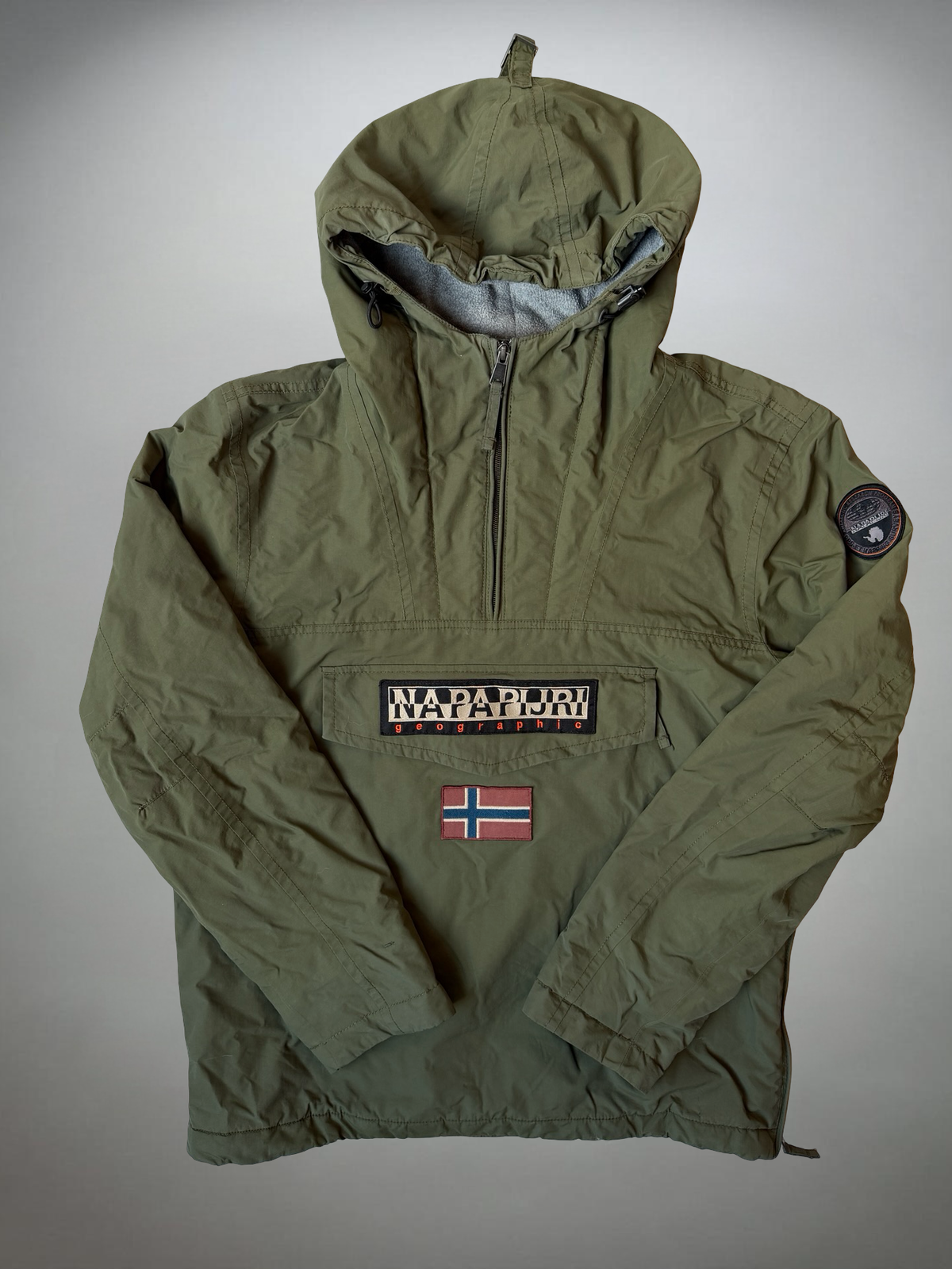 Vintage Napapijri Jacke Windbreaker gefüttert (M)