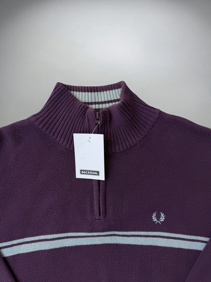 Vintage Fred Perry Sweater lila (L-XL)