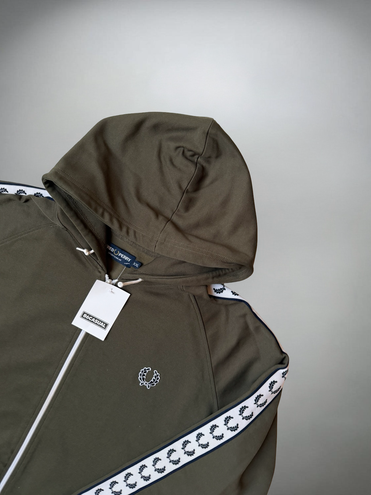 Vintage Fred Perry Taped Zipper (XXL)