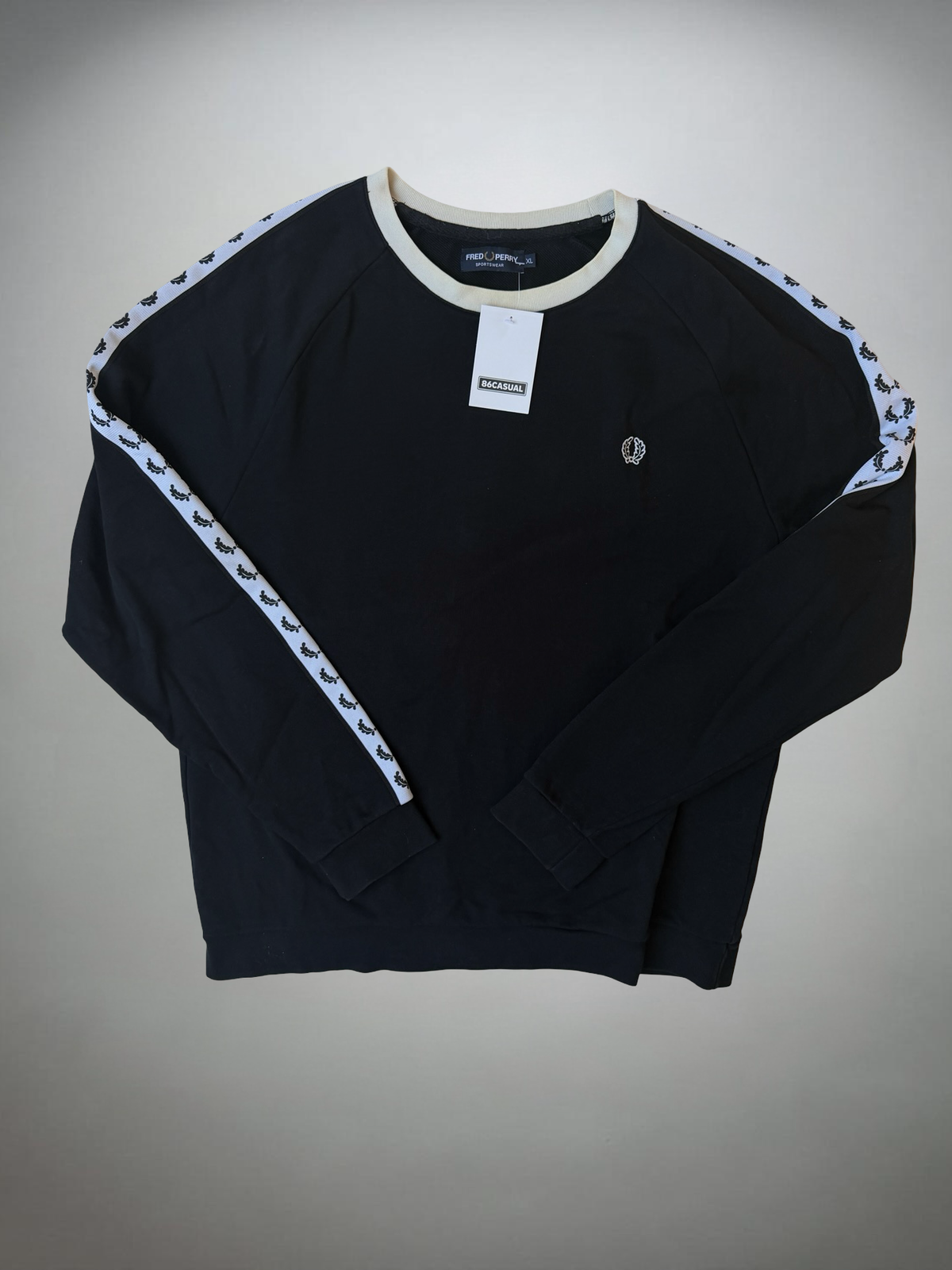 Vintage Fred Perry Taped Sweater (XL)